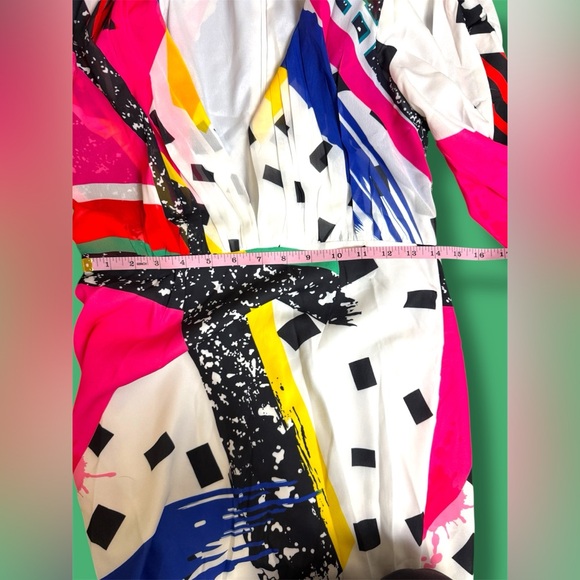 L'ATISTE Multicolor Abstract Women's Mini Dress - Picture 4 of 6